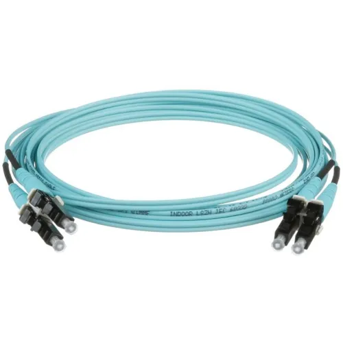 Патч-корд Panduit Opti-Core FX2ELLNSNSNM003 2x50/125 OM3 LC дуплекс-SC дуплекс 3м LSZH аквамарин