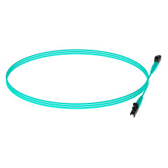 Патч-корд Panduit FZ2ELLNLNSNM001 2x50/125 OM4 LC дуплекс-LC дуплекс 1м LSZH аквамарин