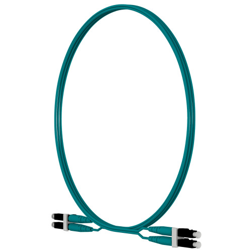 Патч-корд Panduit FZ2ELLNLNSNM002 2x50/125 OM4 LC дуплекс-LC дуплекс 2м LSZH аквамарин
