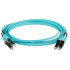 Патч-корд Panduit FX2ELLNLNSNM003 2x50/125 OM3 LC дуплекс-LC дуплекс 3м LSZH аквамарин