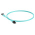 Патч-корд Panduit FX2ELLNLNSNM002 2x50/125 OM3 LC дуплекс-LC дуплекс 2м LSZH аквамарин