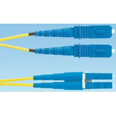 Патч-корд Panduit F92ELLNSNSNM007 2x9/125 OS1/OS2 LC дуплекс-SC дуплекс 7м LSZH желтый