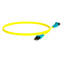 Патч-корд Panduit F92ELQ1Q1SNM003 2x9/125 OS1/OS2 LC push-pull-LC push-pull 3м LSZH желтый