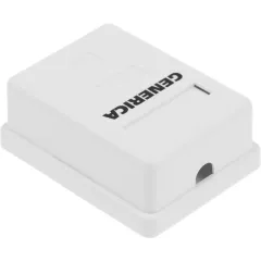 Розетка ITK CS2-1C5EU-12-G настенная 49.2x65.5x25.2мм RJ45 пластик белый