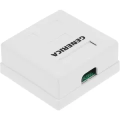 Розетка ITK CS2-1C5EU-22-G настенная 62x59.6x26.5мм RJ45 пластик белый