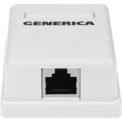 Розетка ITK CS2-1C5EF-12-G настенная 49.2x62.5x25.2мм крышка RJ45 пластик белый (упак.:1шт)