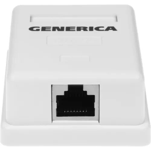 Розетка ITK CS2-1C5EF-12-G настенная 49.2x62.5x25.2мм крышка RJ45 пластик белый (упак.:1шт)