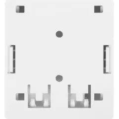 Коробка Lanmaster TWT-SA2-WH настенная 62x67x30мм крышка Keystone ПВХ белый