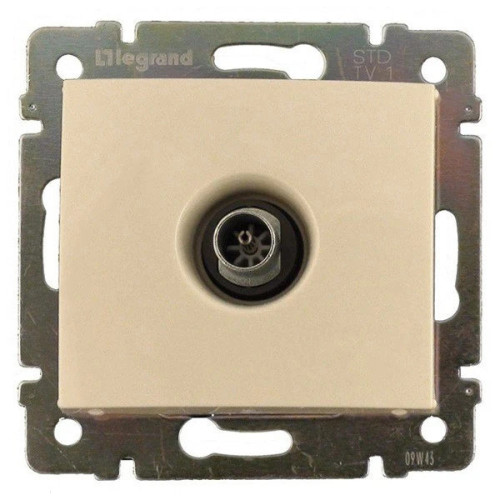 Розетка телев. Legrand Valena 774329 скрыт. слоновая кость