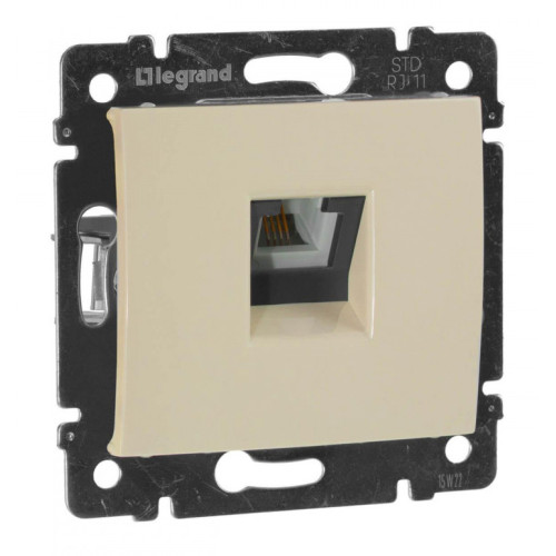 Розетка телеф. Legrand Valena 774338 скрыт. слоновая кость