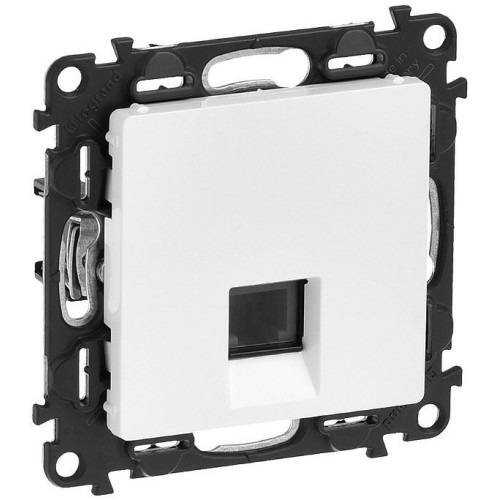 Розетка телеф. Legrand Valena Life 753438 скрыт. белый