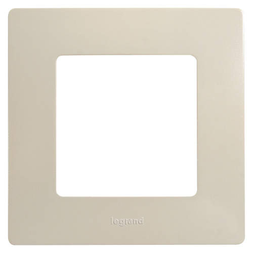 Рамка Legrand Etika 672511 накладная 1x ABS пластик слоновая кость