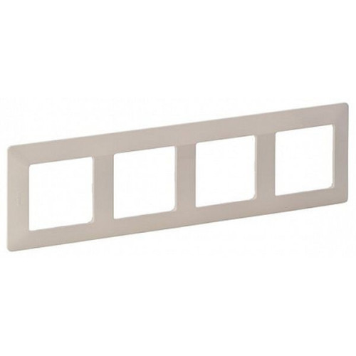 Рамка Legrand Valena Life 754044 накладная 4x горизонтальный монтаж поликарбонат слоновая кость