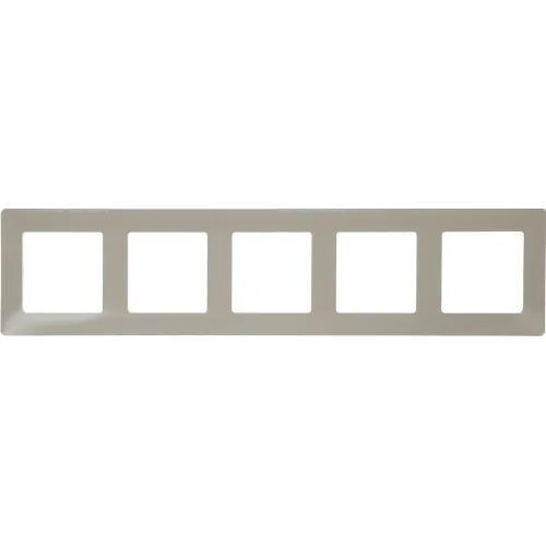Рамка Legrand Valena Life 754045 накладная 5x горизонтальный монтаж поликарбонат слоновая кость