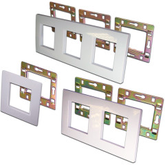 Рамка Lanmaster LAN-FRS45X45/1-WH 45x45 1x45x45 белый