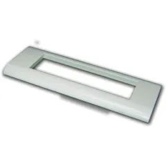 Рамка Lanmaster LAN-FR45X135-WH лицевая 1x