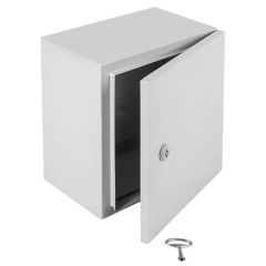 Шкаф электротехнический Elbox EMW-600.600.300-1-IP66 потол.пан. пан.основ. монтаж.пан. одноствор. настенный 600мм 600мм 300мм 285мм IP66 IK10 несъемн.бок.пан. 100кг серый сталь уличный всепогодный антиванадальный