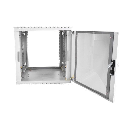 Шкаф коммутационный ЦМО (ШРН-М-9.500) настенный 9U 600x520мм пер.дв.стекл 130кг серый