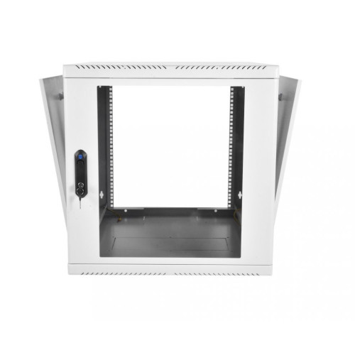 Шкаф коммутационный ЦМО (ШРН-М-9.500) настенный 9U 600x520мм пер.дв.стекл 130кг серый