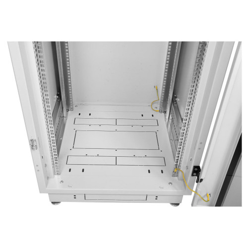 Шкаф коммутационный ЦМО (ШТК-М-42.6.8-44АА) напольный 42U 600x800мм пер.дв.перфор. задн.дв.перфор. 2 бок.пан. 650кг серый