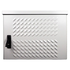 Шкаф коммутационный ЦМО (ШТВ-Н-12.6.5-4ААА-Т1) настенный 12U 600x530мм пер.дв.металл несъемн.бок.пан. 150кг серый 120град. уличный всепогодный с вентилятором с нагревателем укомплектованный