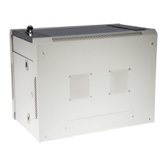 Шкаф коммутационный Lanmaster (TWT-CBWPG-6U-6X4-GY) настенный 6U 600x400мм пер.дв.стекл 60кг серый