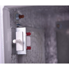 Шкаф монтажный ЦМО Эконом (ШТВ-НЭ-3.3.21-3ААА-Т2) настенный 300x300мм пер.дв.стал.лист задн.дв.спл.стал.лист несъемн.бок.пан. серый 180мм 8кг 300мм IP66 уличный всепогодный с нагревателем 60Вт