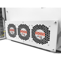 Шкаф коммутационный ЦМО (ШТВ-Н-15.6.3-4ААА-Т1) настенный 15U 600x300мм пер.дв.металл несъемн.бок.пан. 150кг серый 57кг 120град. 800мм IP54 IK10 металл уличный всепогодный с кондиционером с вентилятором с нагревателем укомплектованный