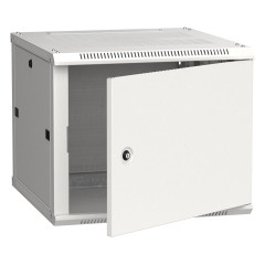 Шкаф коммутационный ITK Linea W (LWR3-09U66-MF) настенный 9U 600x600мм пер.дв.металл 2 бок.пан. направл.под закл.гайки 90кг серый 500мм 200град. 600мм IP20 IK10 сталь