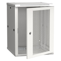Шкаф коммутационный ITK Linea W (LWR3-12U66-PF) настенный 12U 600x600мм пер.дв.перфор. 90кг серый 500мм 200град. 635мм IP00 IK10 сталь