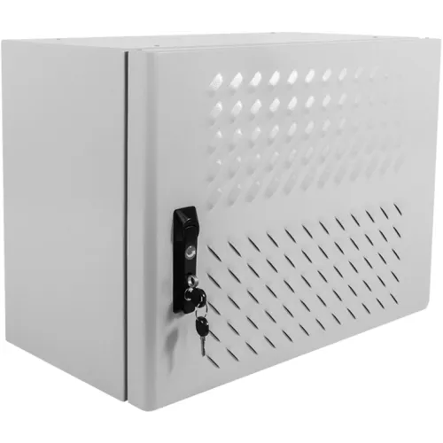 Шкаф коммутационный ЦМО (ШТВ-Н-9.6.3-4ААА-Т1) настенный 9U 620x330мм пер.дв.вентил. несъемн.бок.пан. задн.дв.стал.лист 150кг серый 220мм 45кг 120град. 500мм IP55 IK10 сталь уличный всепогодный антиванадальный с вентилятором с нагревателем укомплектованный