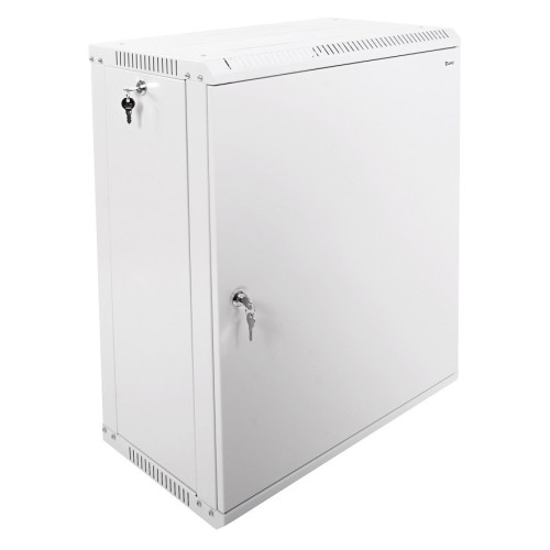 Шкаф коммутационный ЦМО ШРН-Эконом (ШРН-Э-15.500.1) настенный 15U 600x520мм пер.дв.металл направл.под закл.гайки 75кг серый 470мм 22.68кг 180град. 742мм IP20 сталь