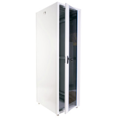 Шкаф коммутационный ЦМО (ШТК-Э-48.6.8-13АА) напольный 48U 600x800мм пер.дв.стекл металл 2 бок.пан. 710кг серый 715мм 96кг 180град. 2254мм IP20 сталь