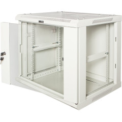 Шкаф коммутационный Lanmaster PRO (TWT-CBWPG-12U-6X4-GY) настенный 12U 600x450мм пер.дв.стекл 60кг серый 350мм 635мм IP20 металл