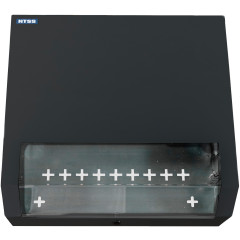 Шкаф коммутационный NTSS (NTSS-SOHO5U-BL) настенный 5U 520x140мм пер.дв.стекл несъемн.бок.пан. 80кг черный 11кг 480мм IP20 металл