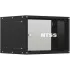 Шкаф коммутационный NTSS Lime (NTSS-WL6U5545GS-BL) настенный 6U 550x450мм пер.дв.стекл несъемн.бок.пан. 30кг черный 370мм 9.6кг 110град. 370мм IP20 сталь