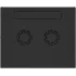 Шкаф коммутационный NTSS Lime (NTSS-WL6U5560GS-BL) настенный 6U 550x600мм пер.дв.стекл несъемн.бок.пан. 30кг черный 520мм 12кг 110град. 500мм IP20