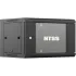 Шкаф коммутационный NTSS (NTSS-W6U6060GS-BL) настенный 6U 570x600мм пер.дв.стекл 60кг черный 500мм 18.8кг 220град. 370мм IP20 сталь