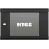 Шкаф коммутационный NTSS (NTSS-W6U6060GS-BL) настенный 6U 570x600мм пер.дв.стекл 60кг черный 500мм 18.8кг 220град. 370мм IP20 сталь