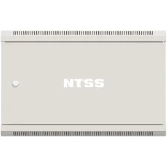 Шкаф коммутационный NTSS Премиум (NTSS-W6U6045FD) настенный 6U 570x450мм пер.дв.металл 60кг серый 350мм 18кг 220град. 370мм IP20 сталь
