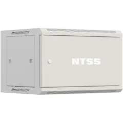 Шкаф коммутационный NTSS Премиум (NTSS-W6U6045FD) настенный 6U 570x450мм пер.дв.металл 60кг серый 350мм 18кг 220град. 370мм IP20 сталь