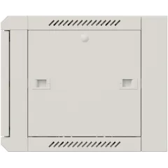 Шкаф коммутационный NTSS Премиум (NTSS-W6U6045FD) настенный 6U 570x450мм пер.дв.металл 60кг серый 350мм 18кг 220град. 370мм IP20 сталь