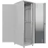 Шкаф серверный NTSS Премиум (NTSS-R42U8080GS) напольный 42U 800x800мм пер.дв.стекл металл 900кг серый 710мм 144кг 1987мм IP20 сталь