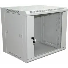 Шкаф коммутационный Rexant Pro (04-2224) настенный 18U 600x600мм пер.дв.стекл без задн.дв. 90кг серый 365мм 34кг 220град. 964мм IP20 сталь