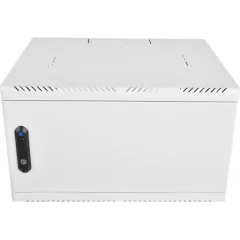 Шкаф коммутационный ЦМО (ШРН-6.650.1-9005) настенный 6U 600x650мм пер.дв.металл 200кг черный 470мм 19кг 180град. 346мм IP20 металл