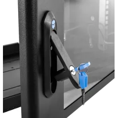 Шкаф коммутационный ЦМО (ШРН-9.350-9005) настенный 9U 600x350мм пер.дв.стекл 200кг черный 300мм 12кг 180град. 479мм IP20 металл