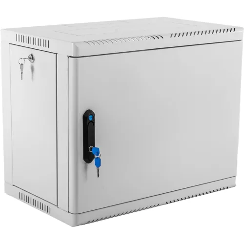 Шкаф коммутационный ЦМО (ШРН-9.500.1) настенный 9U 600x529мм пер.дв.металл 200кг серый 470мм 20.9кг 180град. 479мм IP20 металл