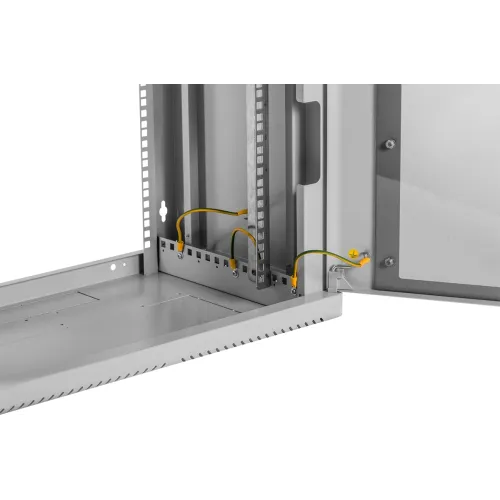 Шкаф коммутационный ЦМО (ШРН-9.500.1) настенный 9U 600x529мм пер.дв.металл 200кг серый 470мм 20.9кг 180град. 479мм IP20 металл