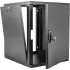 Шкаф коммутационный ЦМО (ШРН-12.350.1-9005) настенный 12U 600x359мм пер.дв.стекл 200кг черный 300мм 14кг 180град. 612мм металл