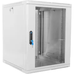Шкаф коммутационный ЦМО (ШРН-12.500) настенный 12U 600x529мм пер.дв.стекл 200кг серый 470мм 18кг 180град. 612мм металл